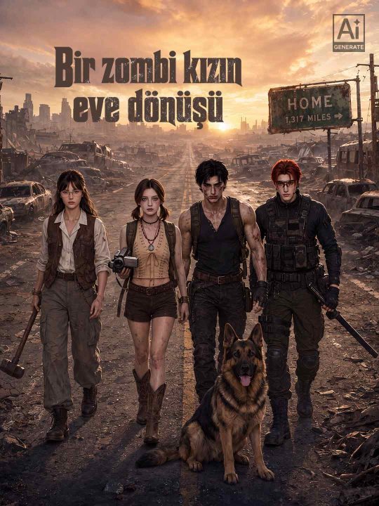 Bir Zombi Kızın Eve Dönüşü kapak