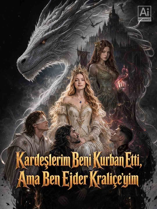 Kardeşlerim Beni Kurban Etti, Ama Ben Ejder Kraliçe’yim kapak