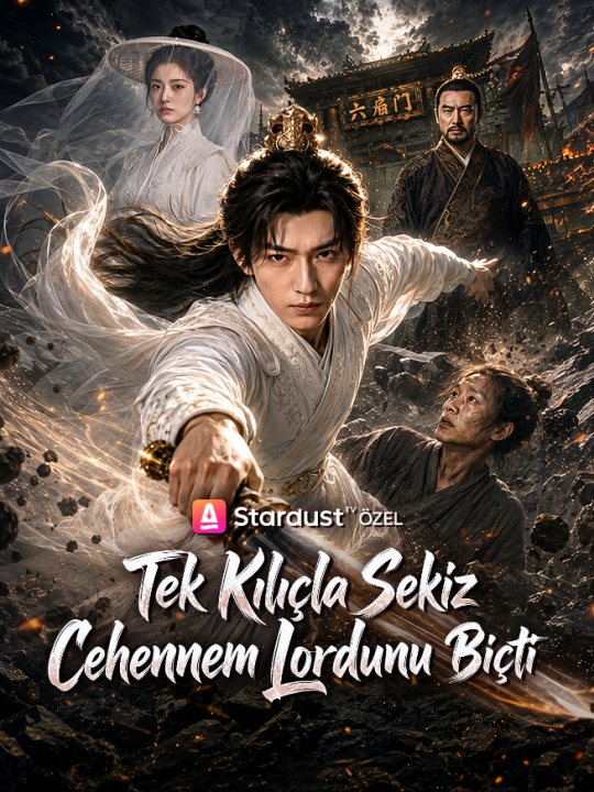 Tek Kılıçla Sekiz Cehennem Lordunu Biçti kapak